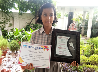 Manjari Gupta 2nd Runner Up Recitation COmpetition